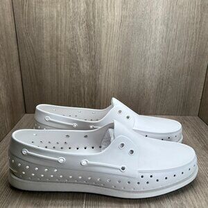 Native Howard Sugarlite Shoes Mens 12 Perforated Hand Washable Lightweight White